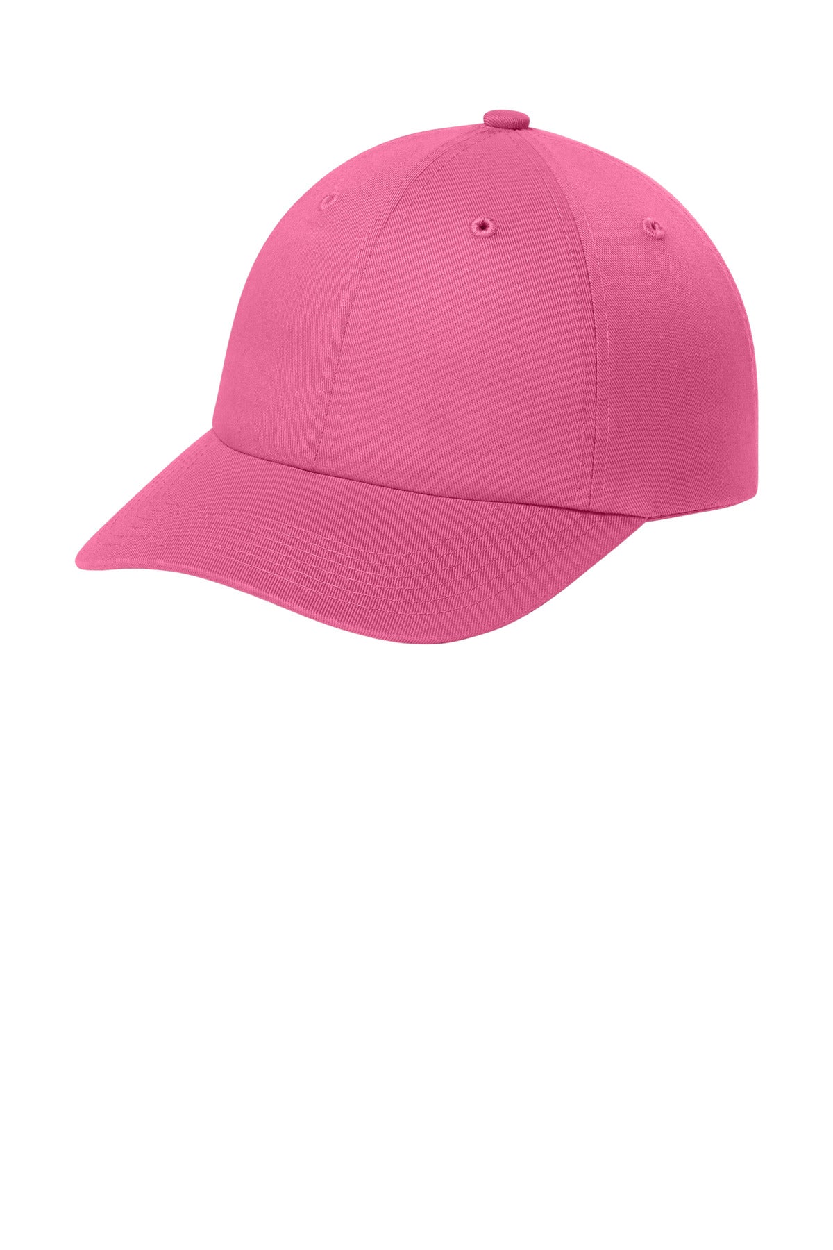 Port Authority® Wearever Unstructured Twill Snapback Cap C992 - Awareness Pink - OSFA