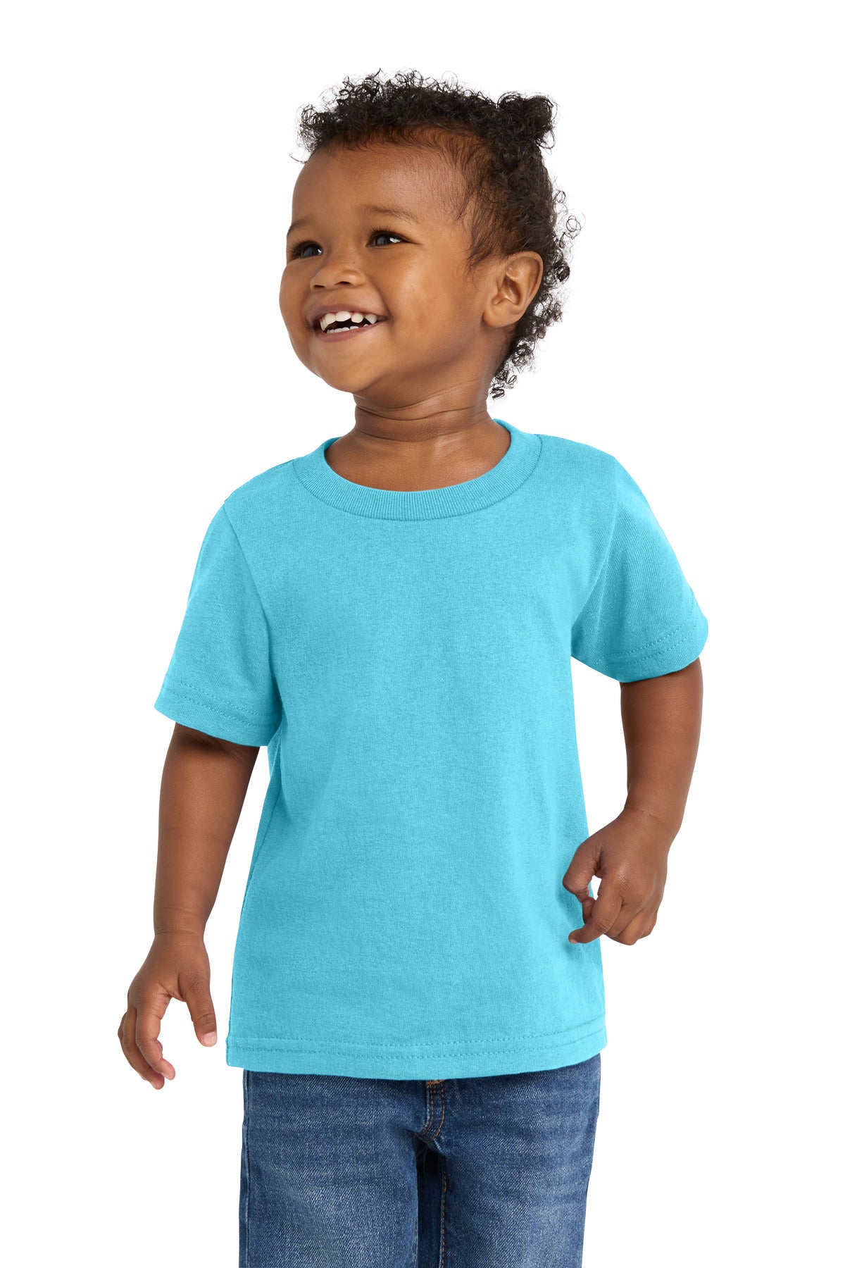 Port & Co® Infant Core Cotton Tee. CAR54I - Aquatic Blue - 06M