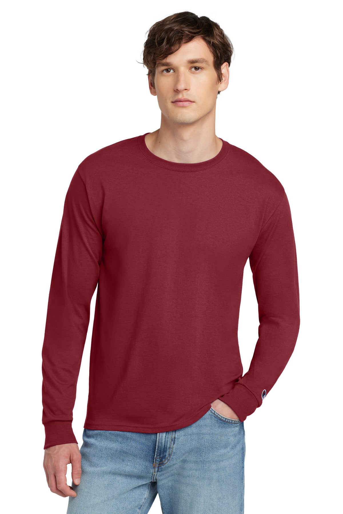 Champion® Jersey Long Sleeve Tee CC8C