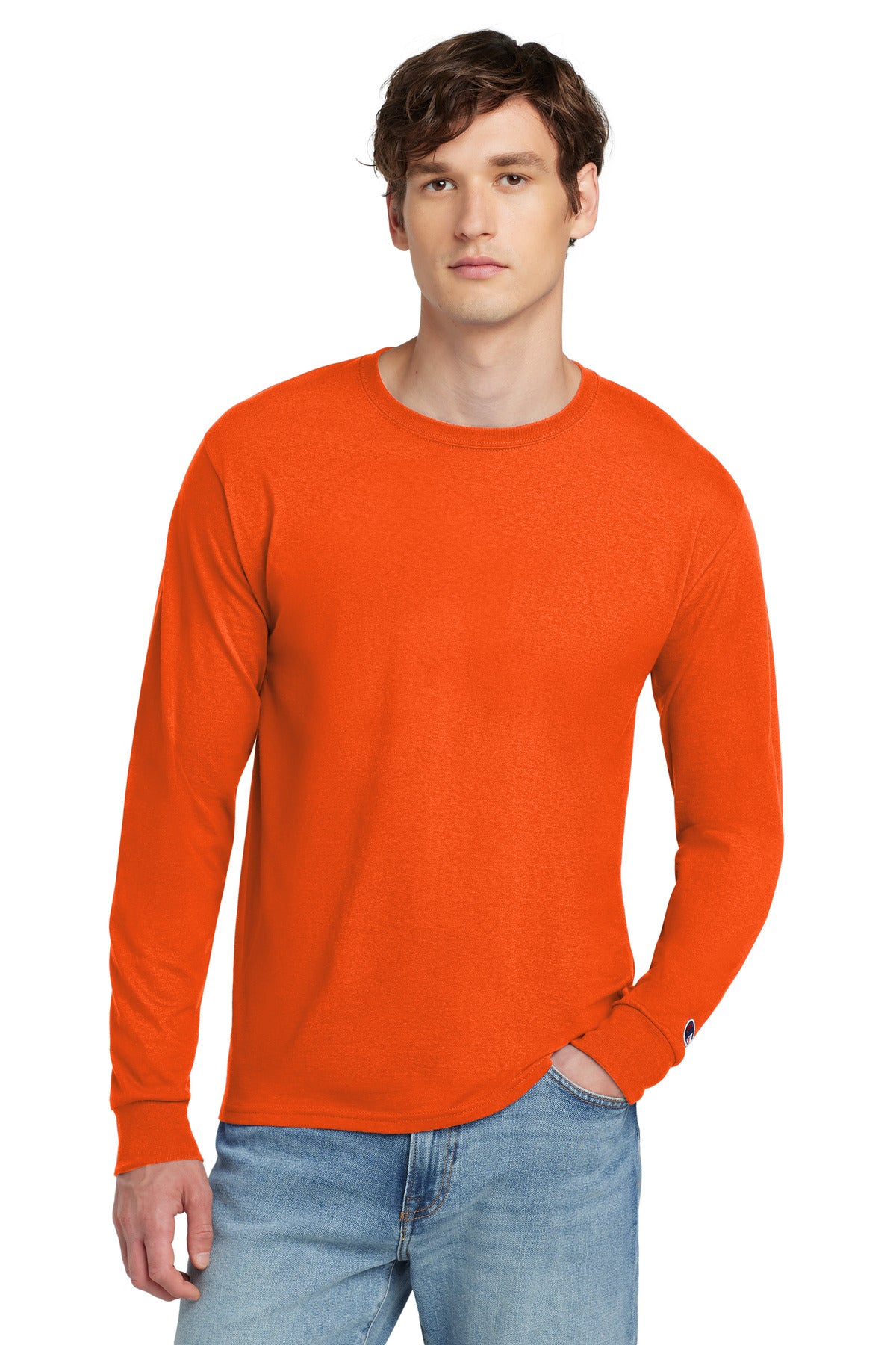 Champion® Jersey Long Sleeve Tee CC8C