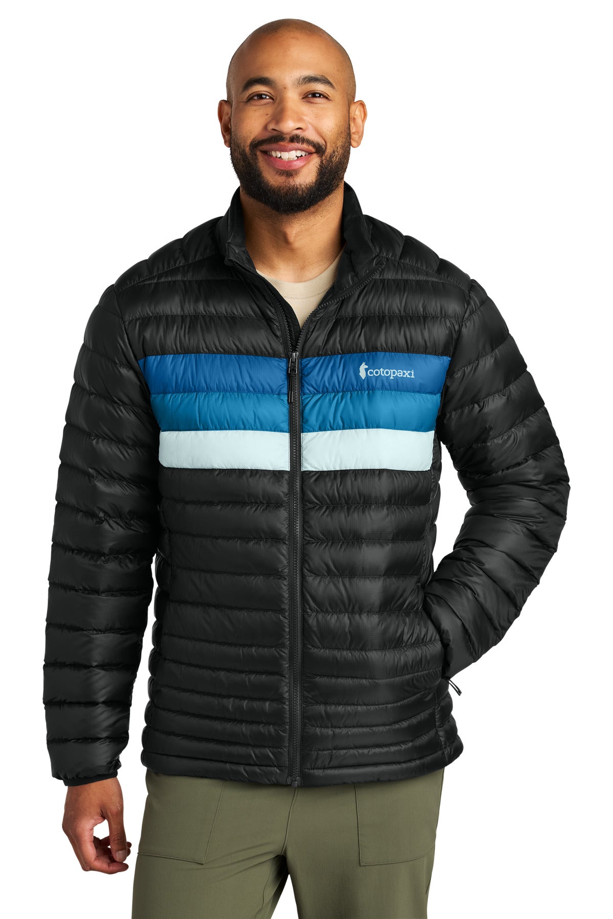 Cotopaxi® Fuego Down Jacket COTOM1687 - Black/ Atlantic - 2XL