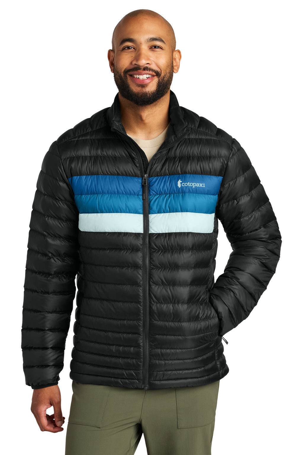 Cotopaxi® Fuego Down Jacket COTOM1687 - Black/ Atlantic - 2XL