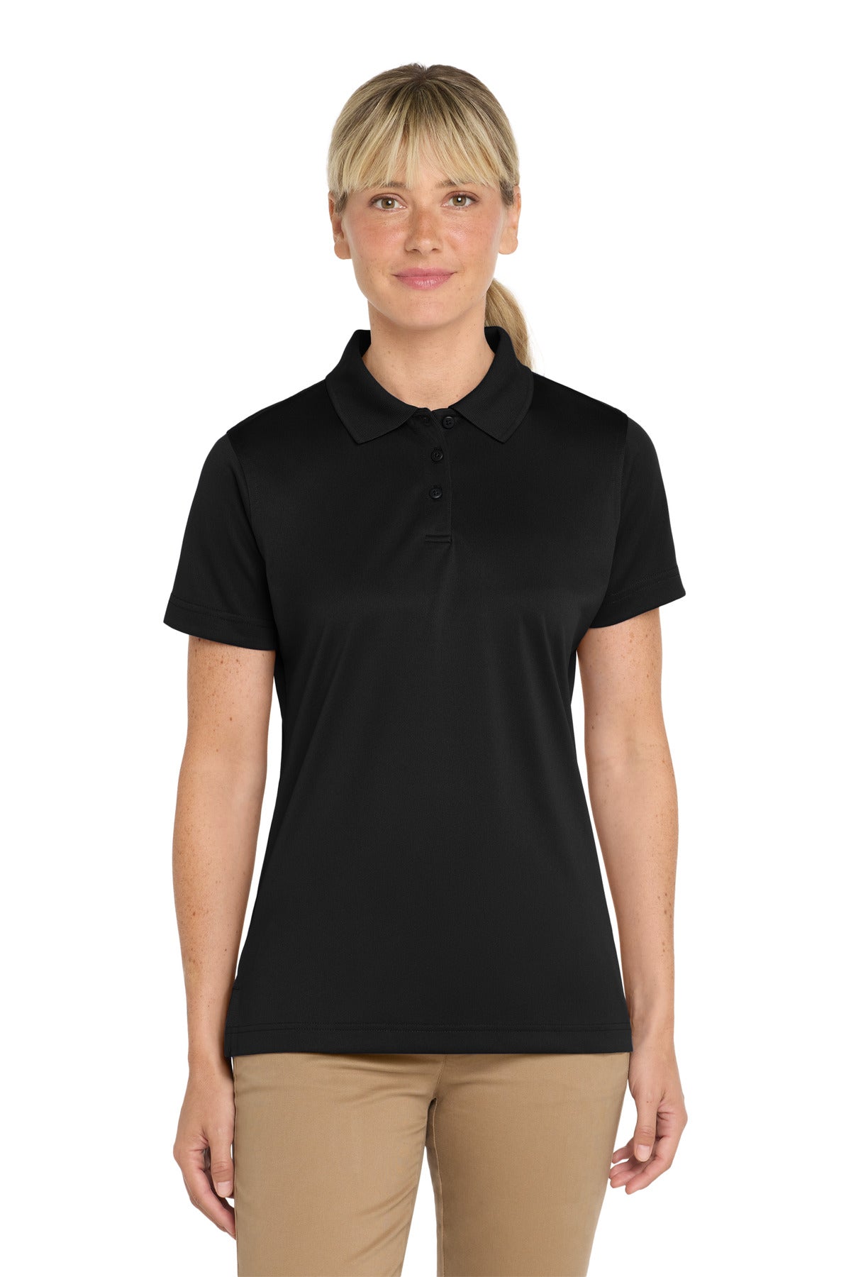 CornerStone® Women's Select Snag-Proof Polo. CS413 - Black - XS