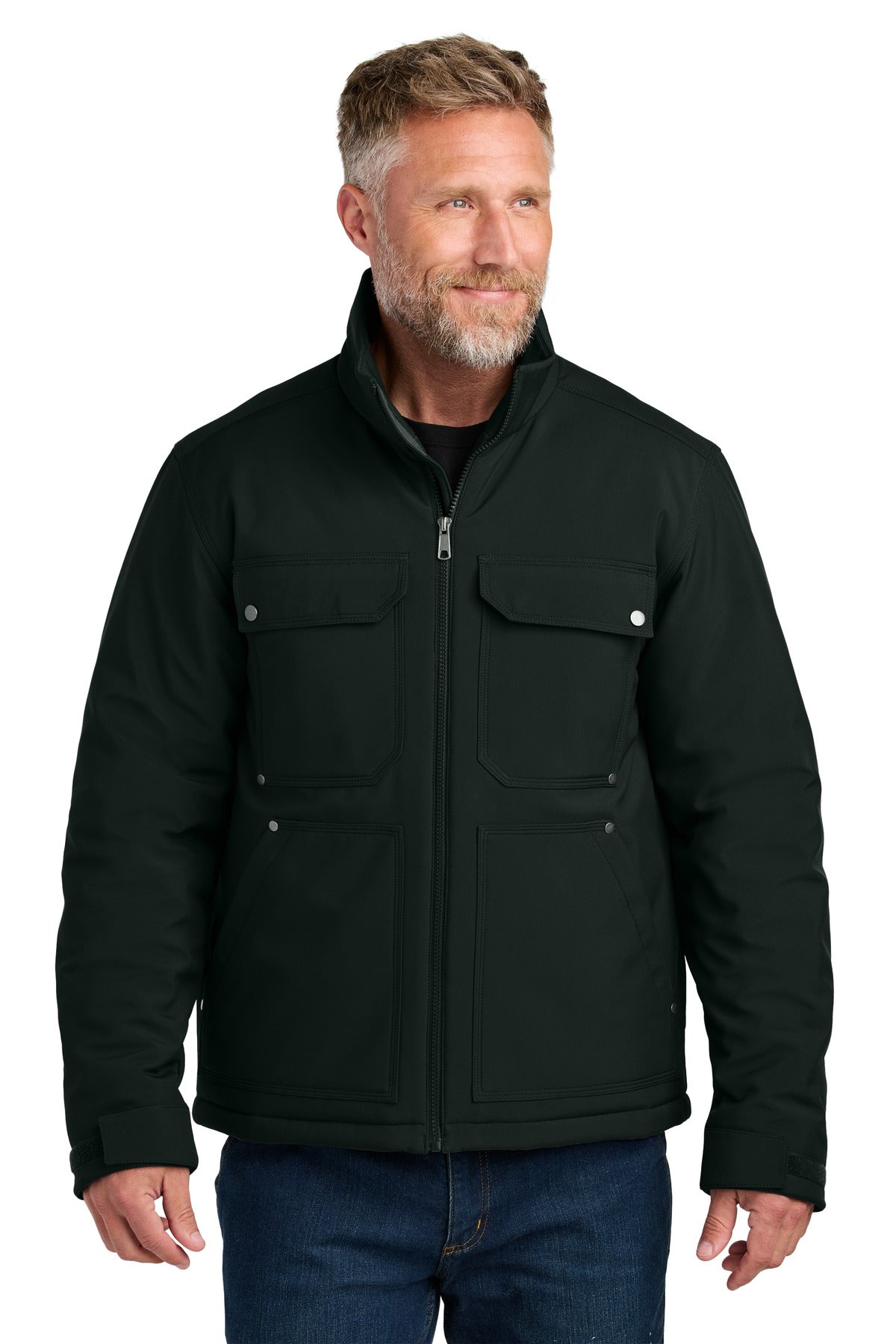CornerStone® Insulated Workwear Soft Shell CSJ75 - Black - 2XL