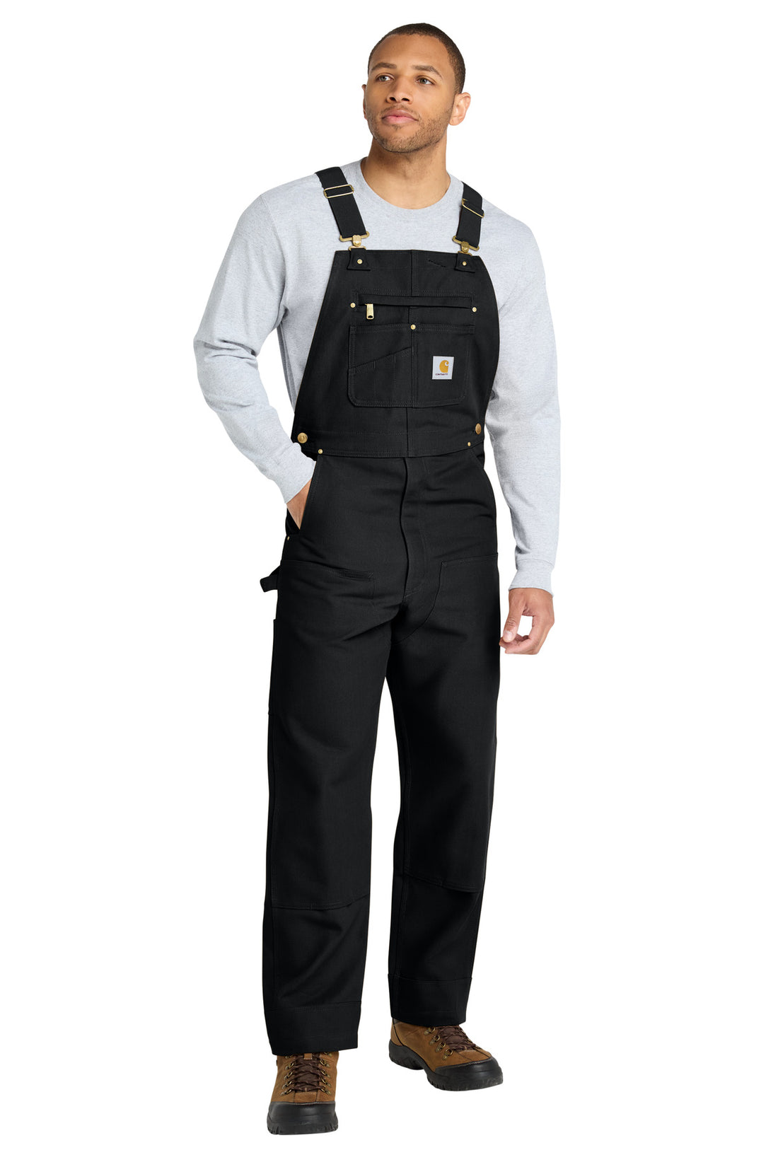 Carhartt® Duck Unlined Bib Overalls. CT102776 - Black - 3030