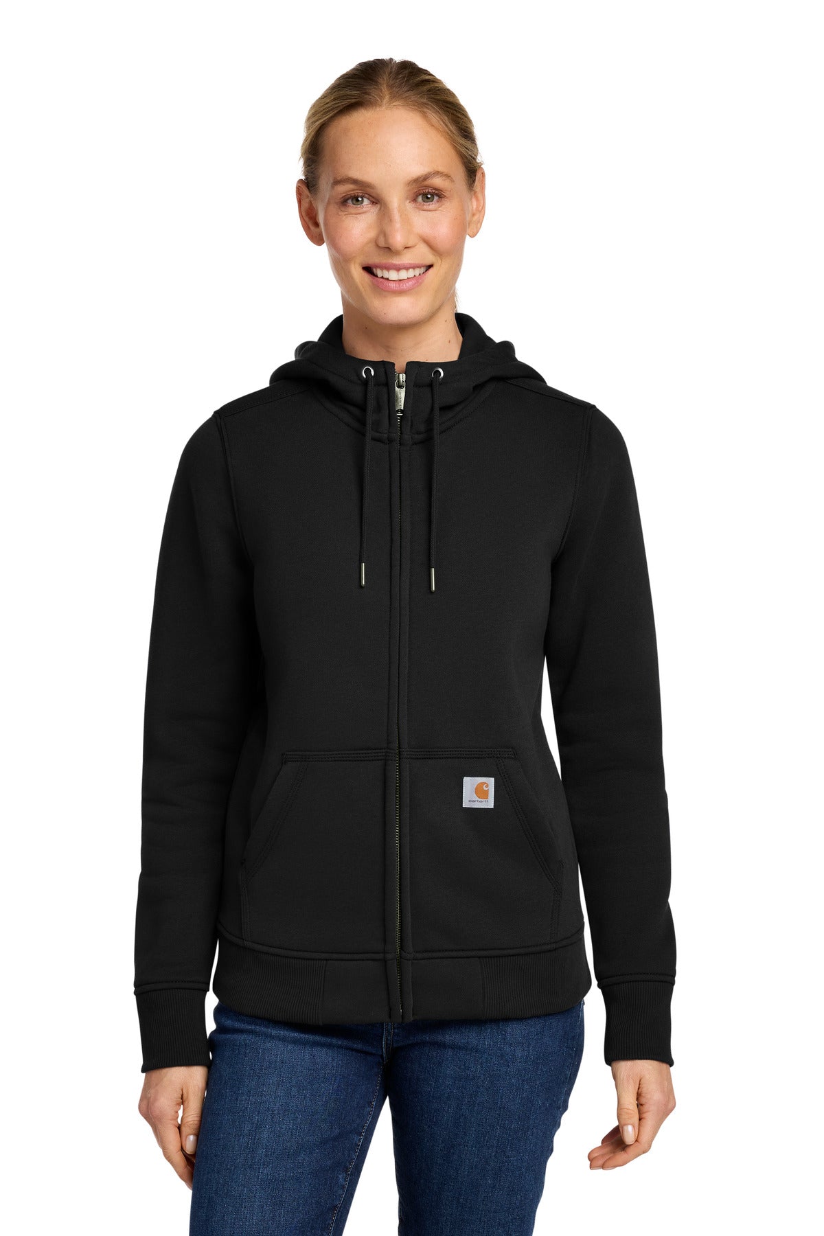 Carhartt® Women's Clarksburg Full-Zip Hoodie CT102788 - Black - 2XL