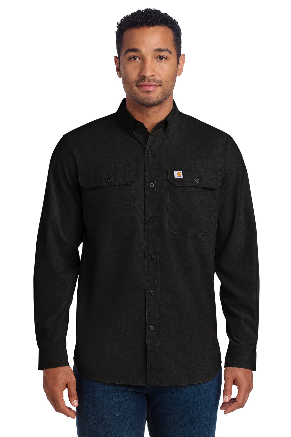 Carhartt Force® Solid Long Sleeve Shirt CT105291 - Black - 2XL