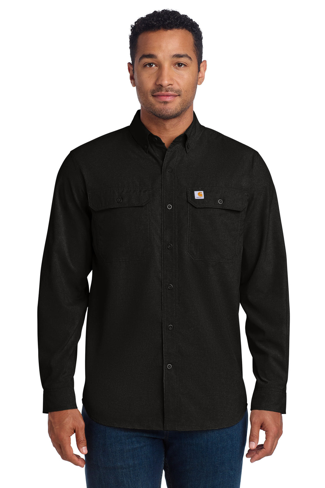 Carhartt Force® Solid Long Sleeve Shirt CT105291 - Black - 2XL