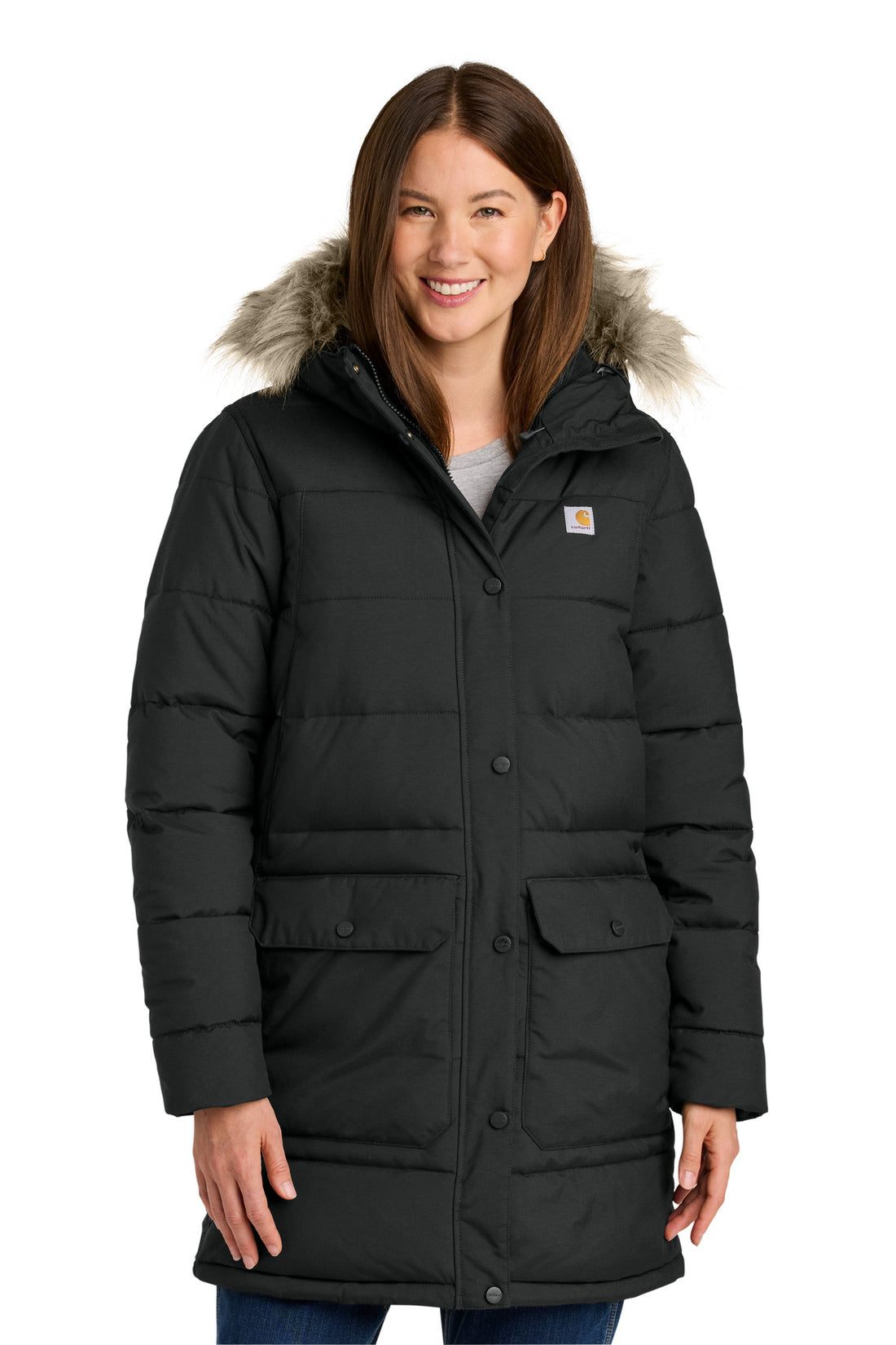 Carhartt® Women's Montana Insulated Hooded Coat CT105456 - Black - 2XL