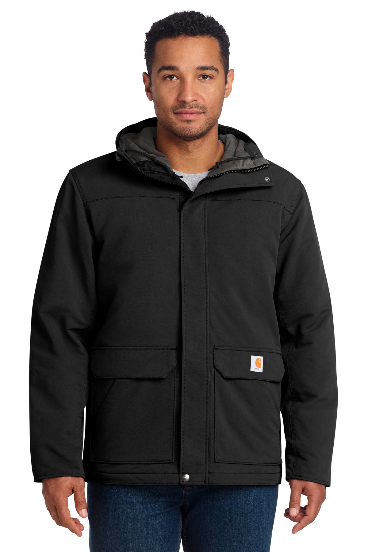 Carhartt® Super Dux Insulated Hooded Coat CT105533 - Black - 2XL
