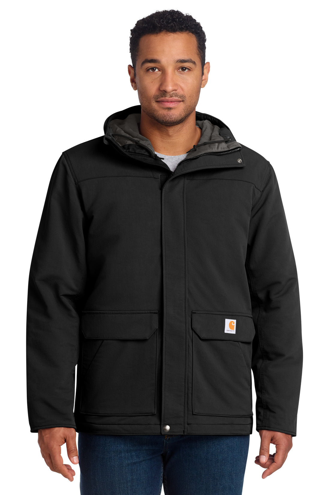 Carhartt® Super Dux Insulated Hooded Coat CT105533 - Black - 2XL