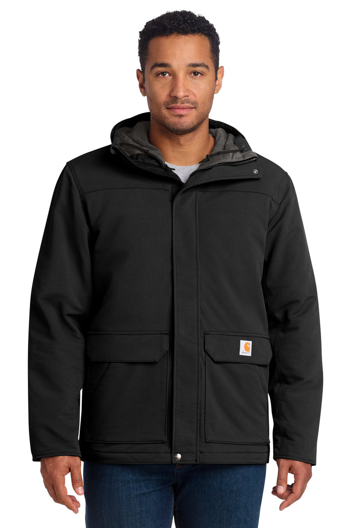 Carhartt® Super Dux Insulated Hooded Coat CT105533 - Black - 2XL