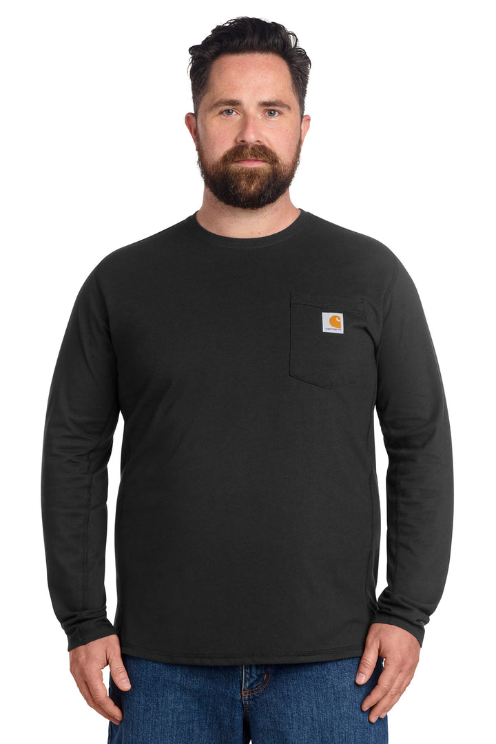 Carhartt Force® Long Sleeve Pocket T-Shirt CT106656 - Black - 2XL