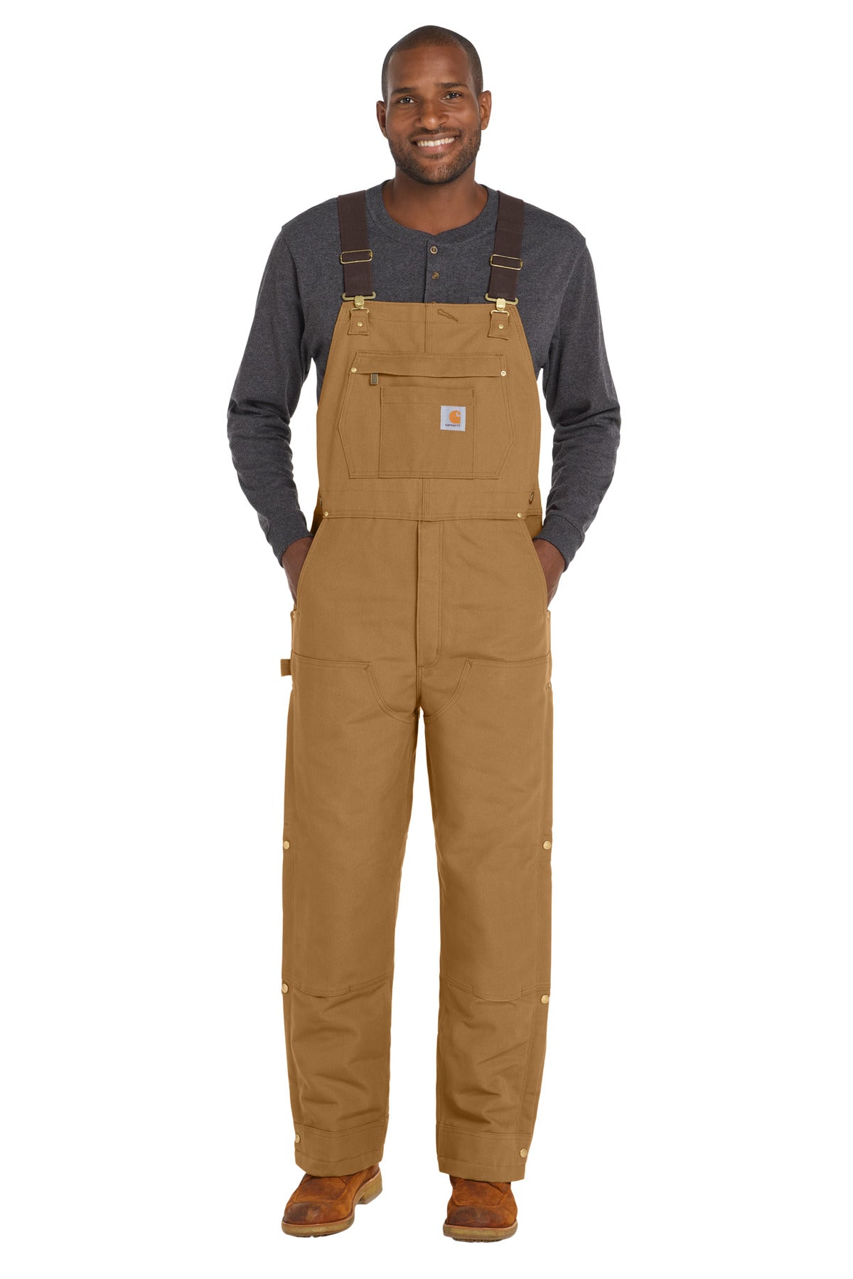 Carhartt® Firm Duck Insulated Bib Overalls CT106672