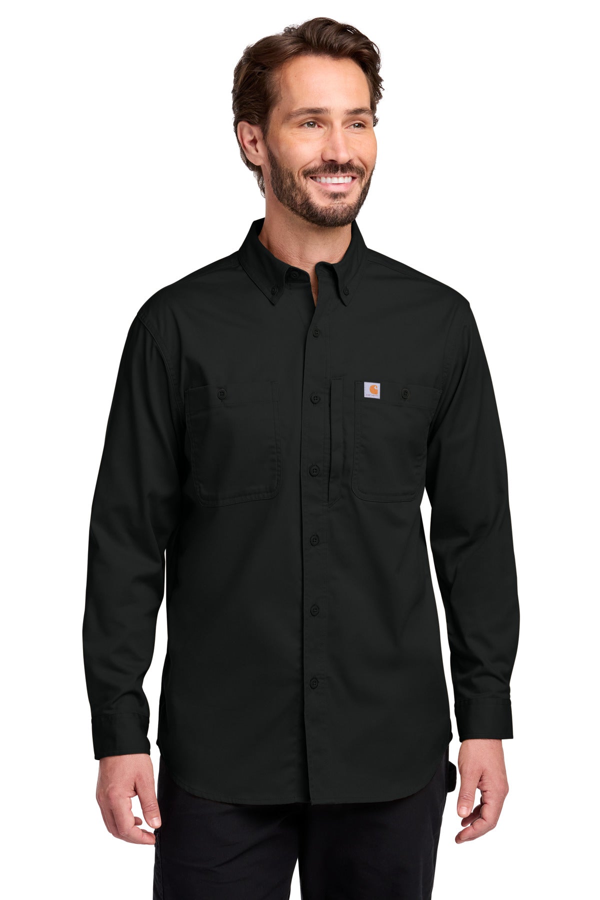 Carhartt® Rugged Professional Series Long Sleeve Shirt CT106689 - Black - 2XL