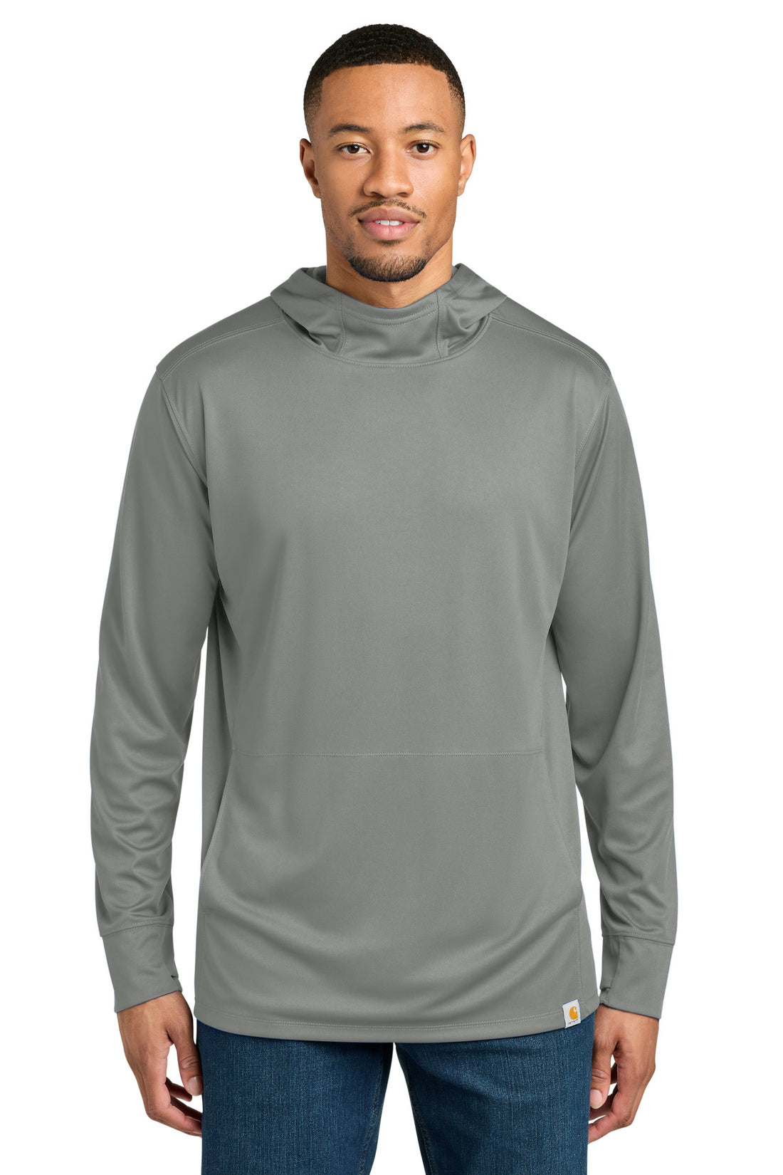 Carhartt Force® Sun Defender Long Sleeve Hooded T-Shirt CT106923 - Asphalt Grey - 2XL