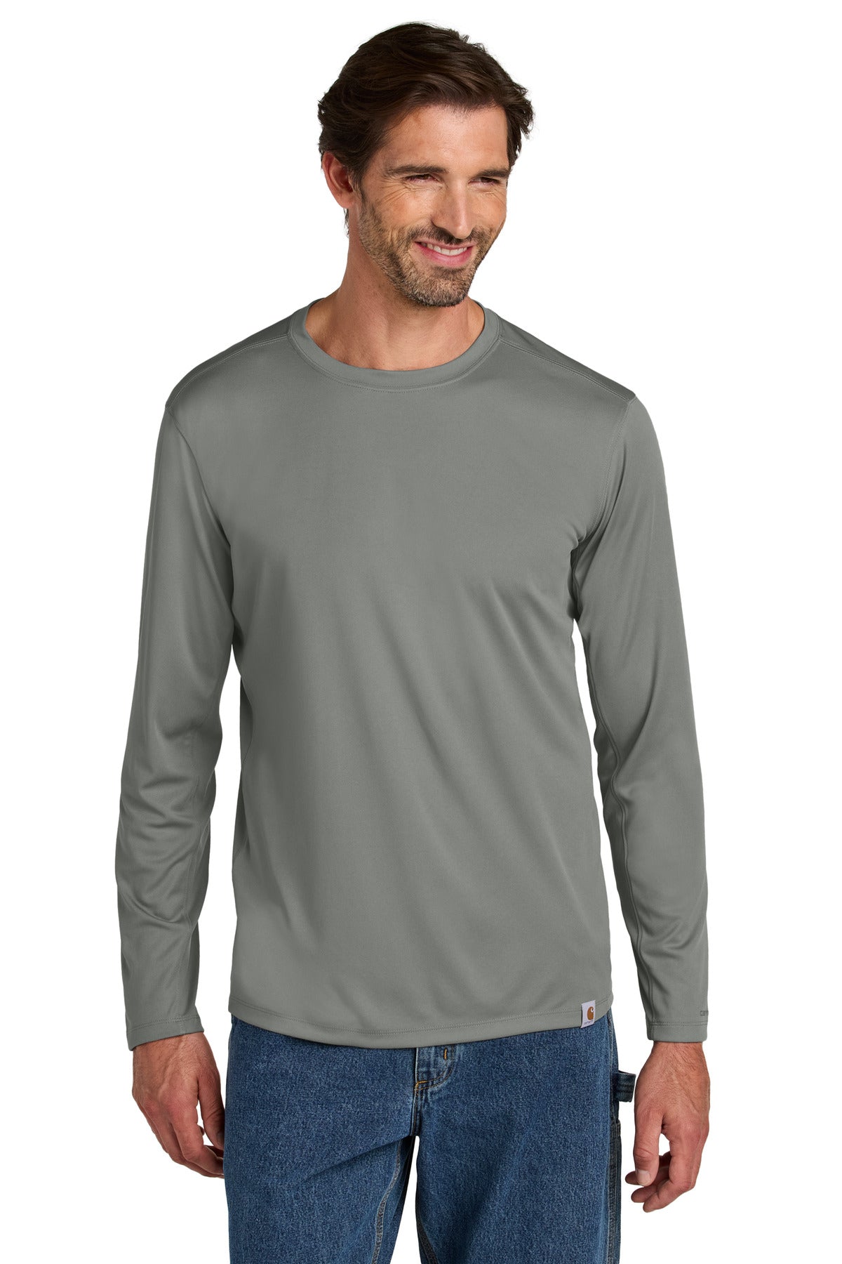 Carhartt Force® Sun Defender Long Sleeve T-Shirt CT106972 - Asphalt Grey - 2XL