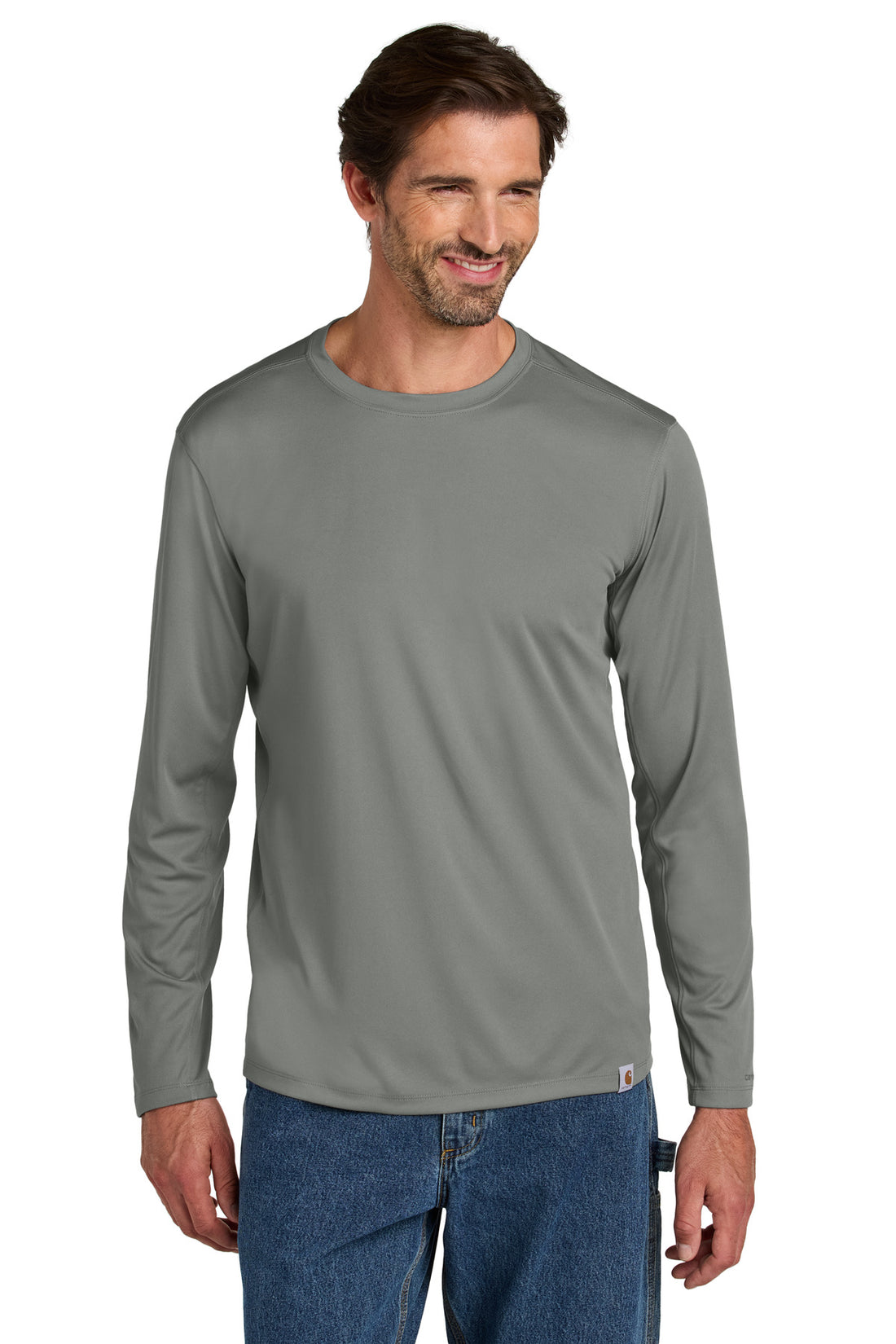 Carhartt Force® Sun Defender Long Sleeve T-Shirt CT106972 - Asphalt Grey - 2XL