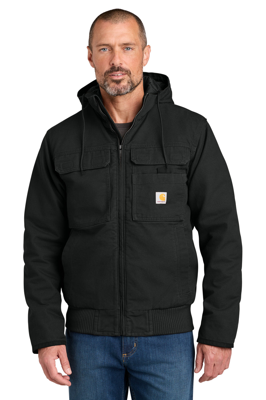 Carhartt® Full Swing® Washed Duck Active Jac CT106980 - Black - 2XL