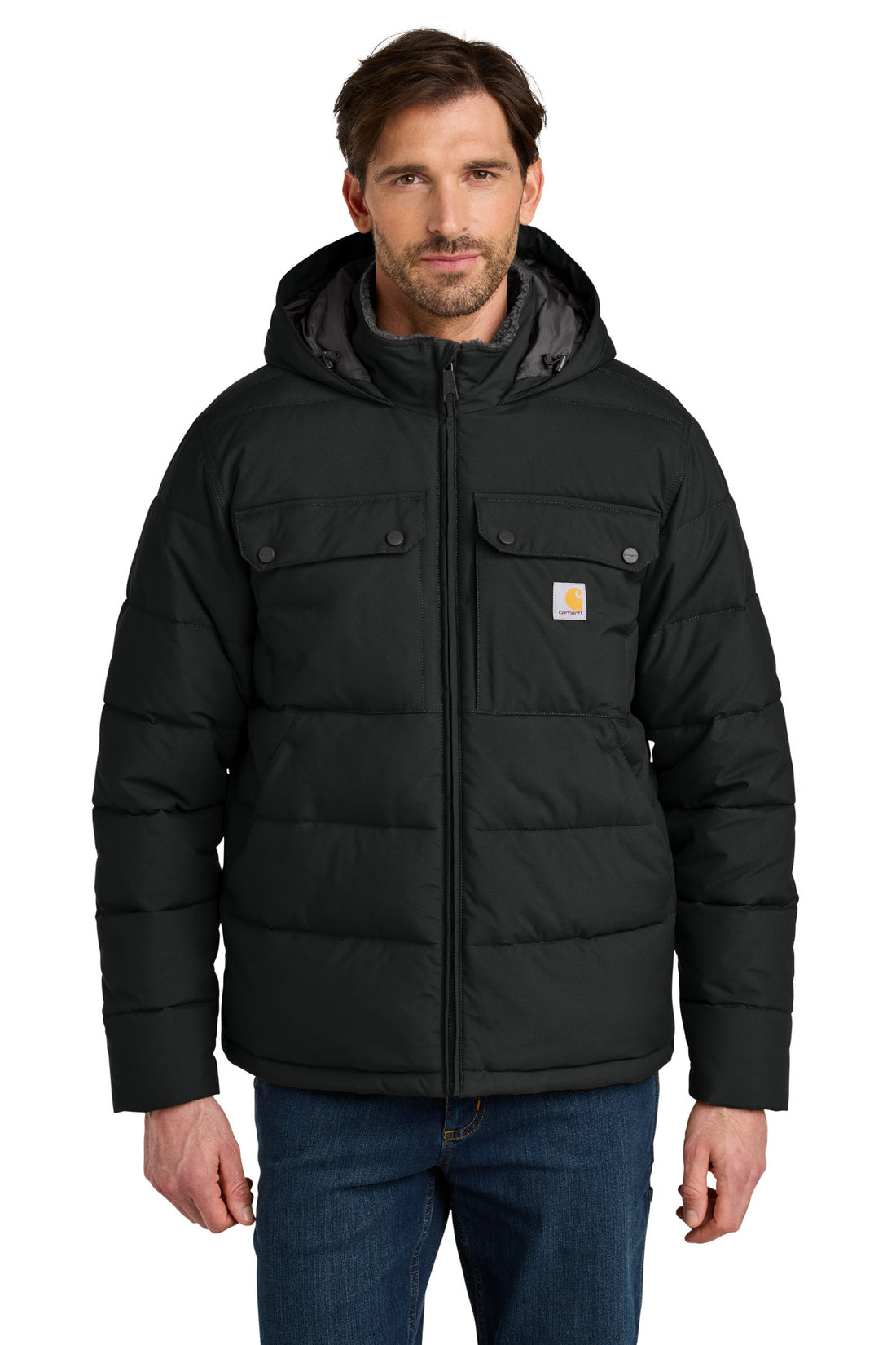 Carhartt® Montana Insulated Hooded Jacket CT107082 - Black - 2XL