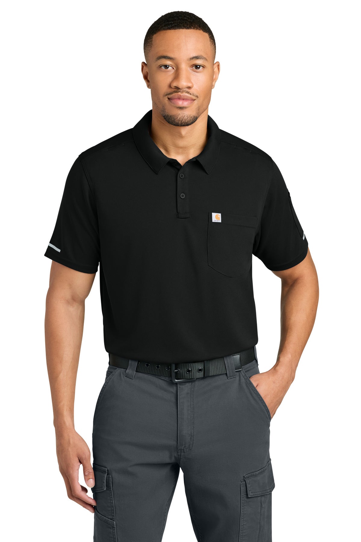 Carhartt® FLD & RSCU Polo CTC16119 - Black - 2XL