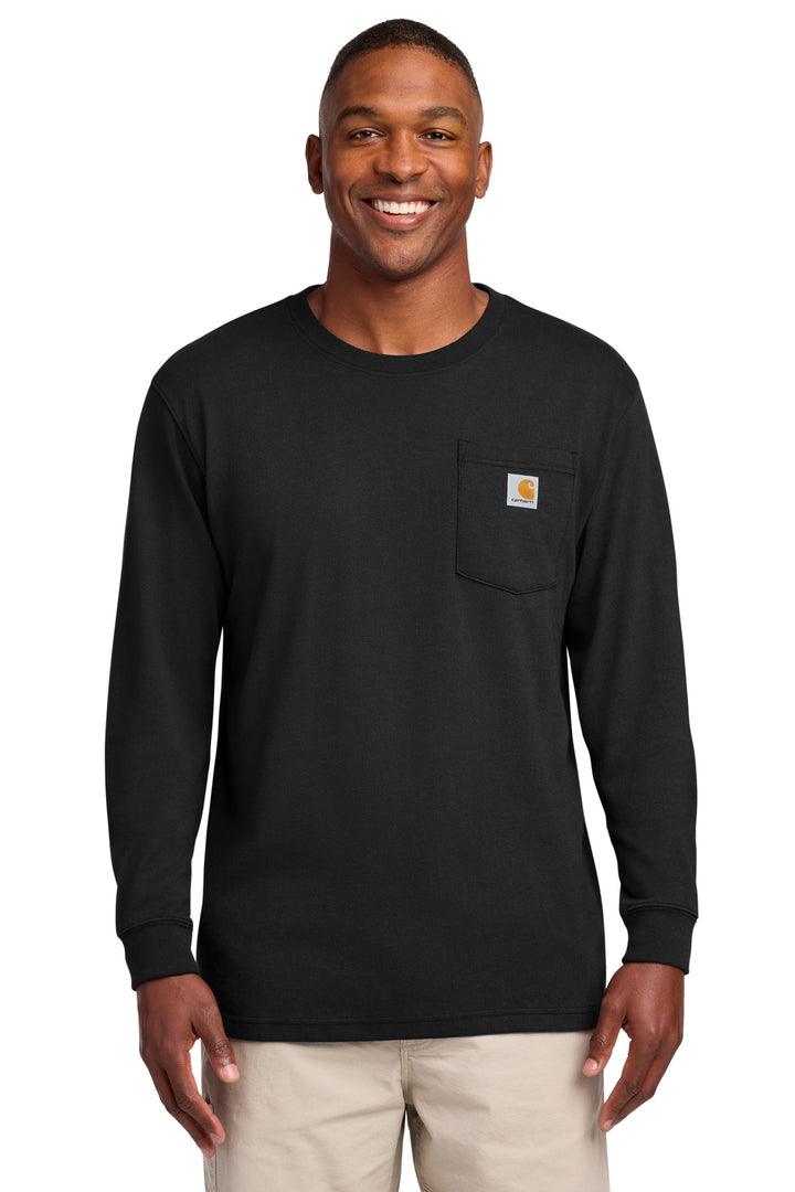 Carhartt ® Workwear Pocket Long Sleeve T-Shirt. CTK126 - Black - 2XL