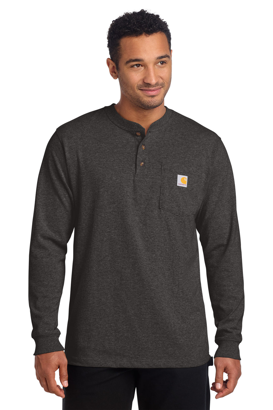 Carhartt® Long Sleeve Henley T-Shirt CTK128