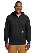 Carhartt® Tall Rain Defender® Paxton Heavyweight Hooded Zip Mock Sweatshirt CTT100617 - Black - 2XLT