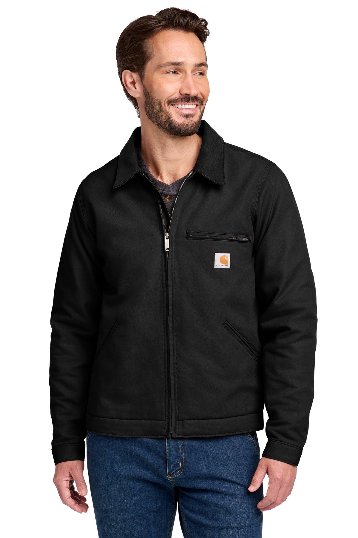 Carhartt® Tall Duck Detroit Jacket CTT103828 - Black - 2XLT