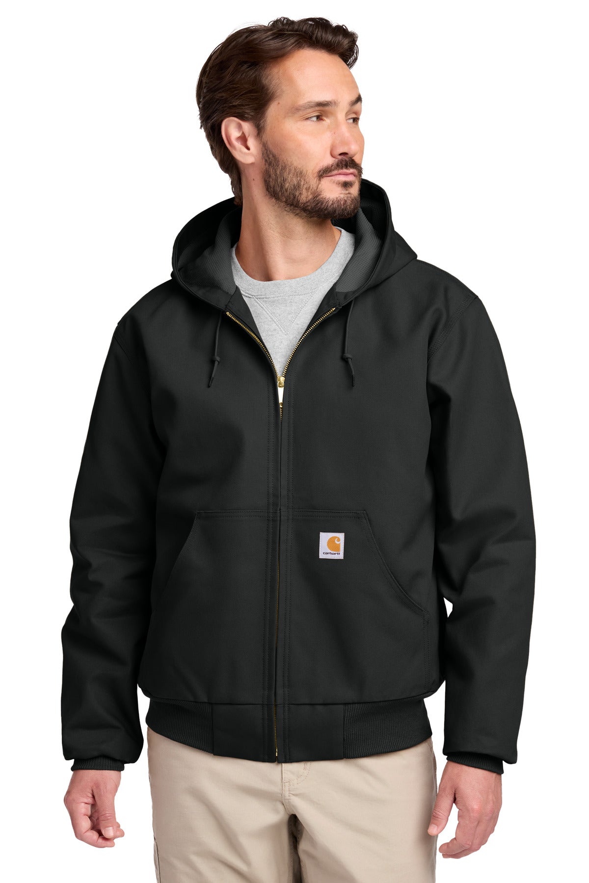 Carhartt ® Tall Thermal-Lined Duck Active Jac. CTT106678 - Black - 2XLT