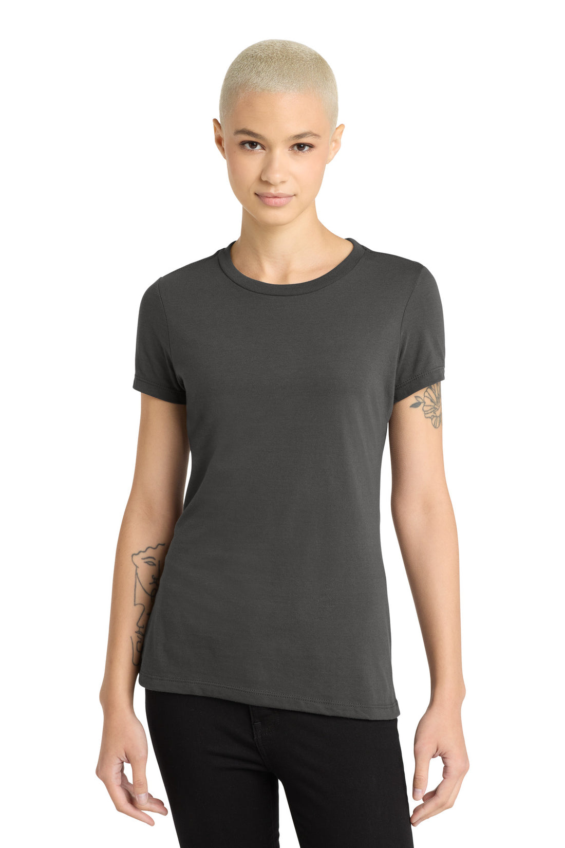 District ® Women's Perfect Blend® CVC Tee. DM108L