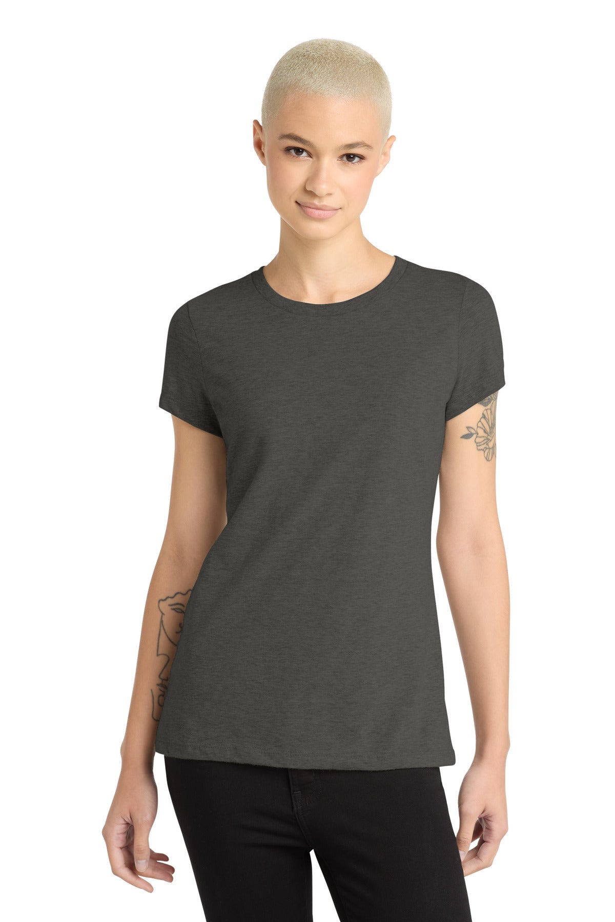District ® Women's Perfect Blend® CVC Tee. DM108L