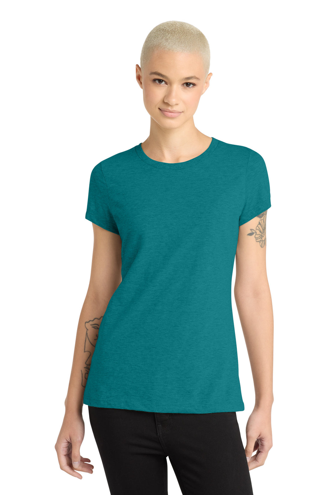 District ® Women's Perfect Blend® CVC Tee. DM108L