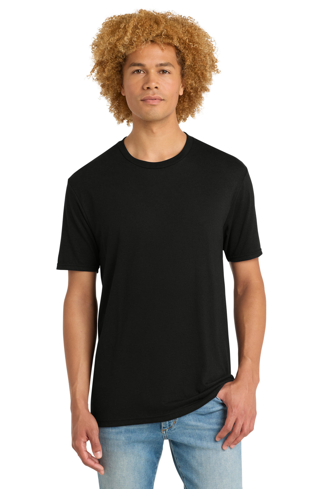 District ®  Perfect Tri ®  DTG Tee DM130DTG - Black - 2XL
