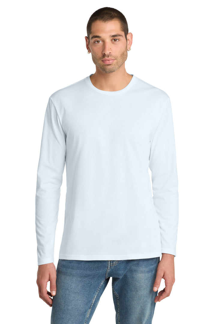 District ® Perfect Weight® Long Sleeve Tee. DT105 - Bright White - 2XL