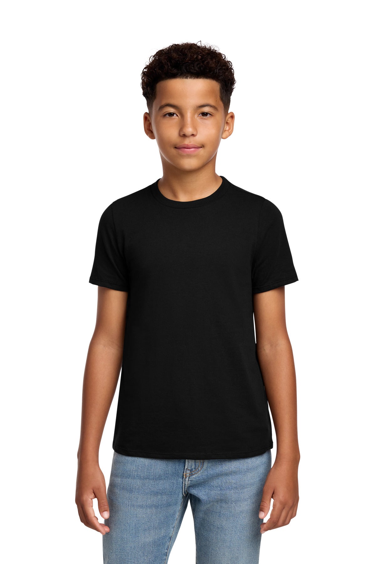 District® Youth Perfect Blend® CVC Tee DT108Y - Black - L