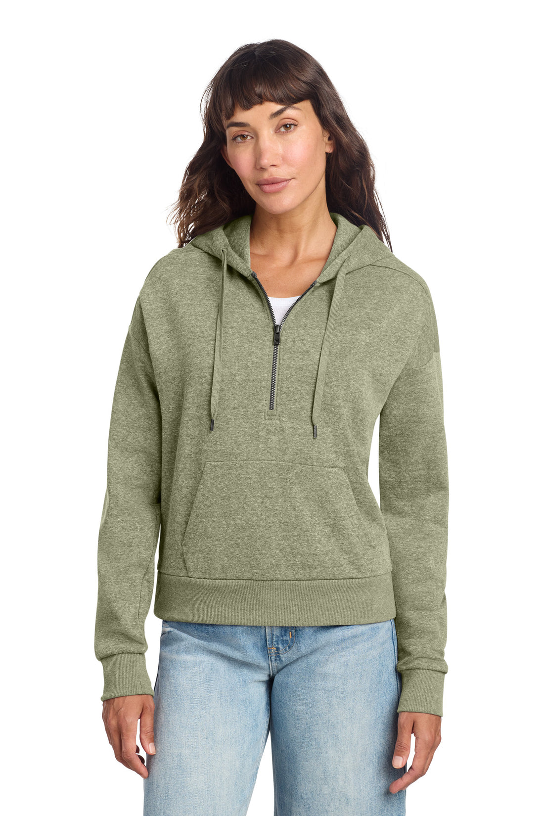 District® Women's Perfect Tri® Fleece 1/2-Zip Pullover DT1311