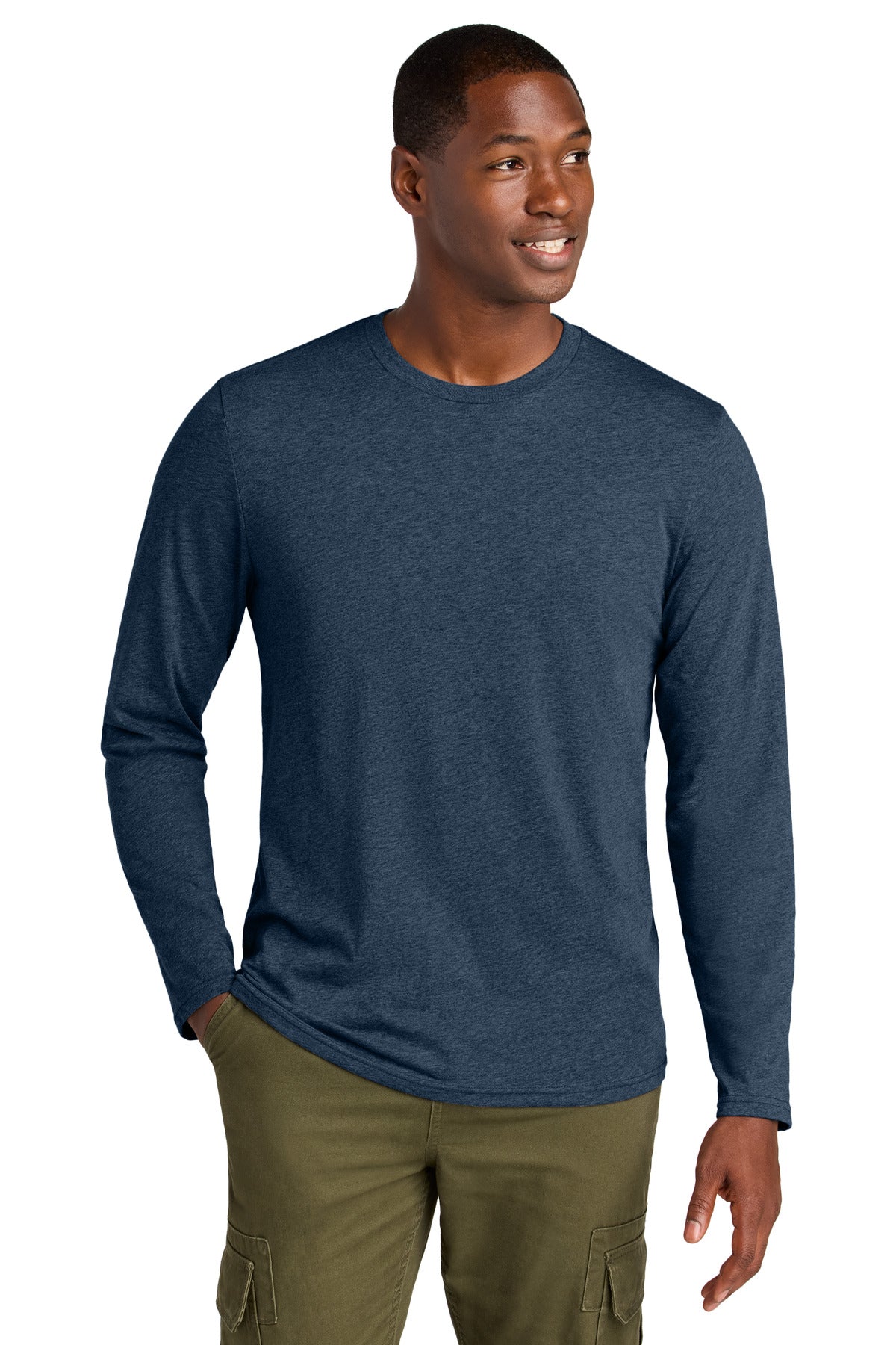 District® Perfect Weight® CVC Long Sleeve Tee DT185