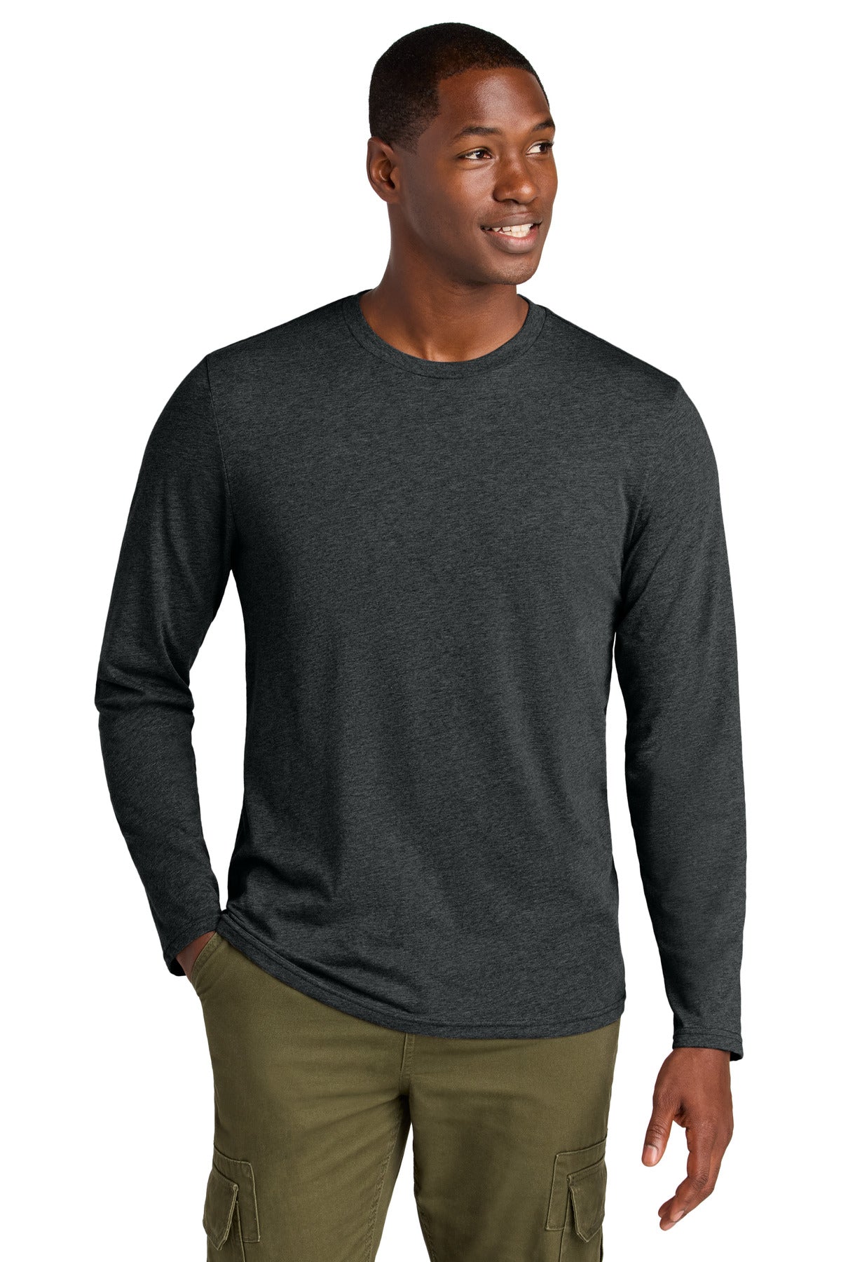 District® Perfect Weight® CVC Long Sleeve Tee DT185