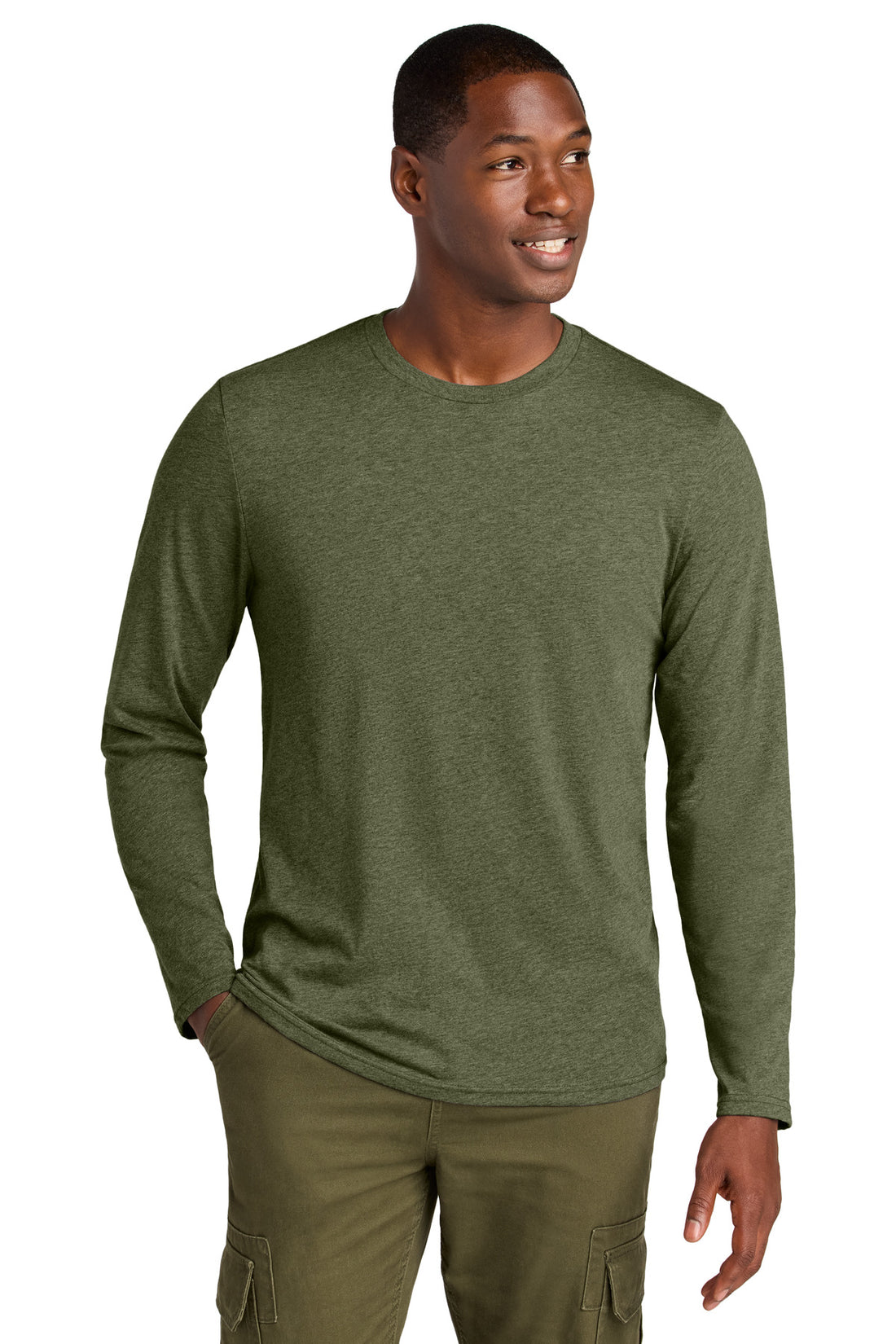District® Perfect Weight® CVC Long Sleeve Tee DT185