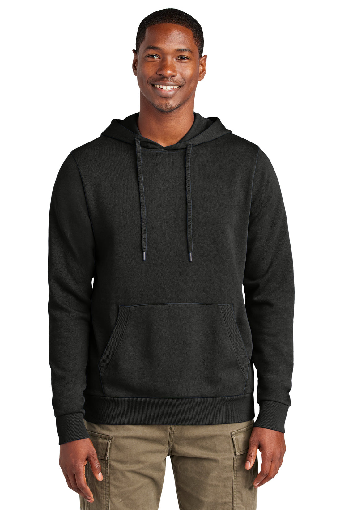 District Wash Fleece Hoodie DT2200 - Black - 2XL