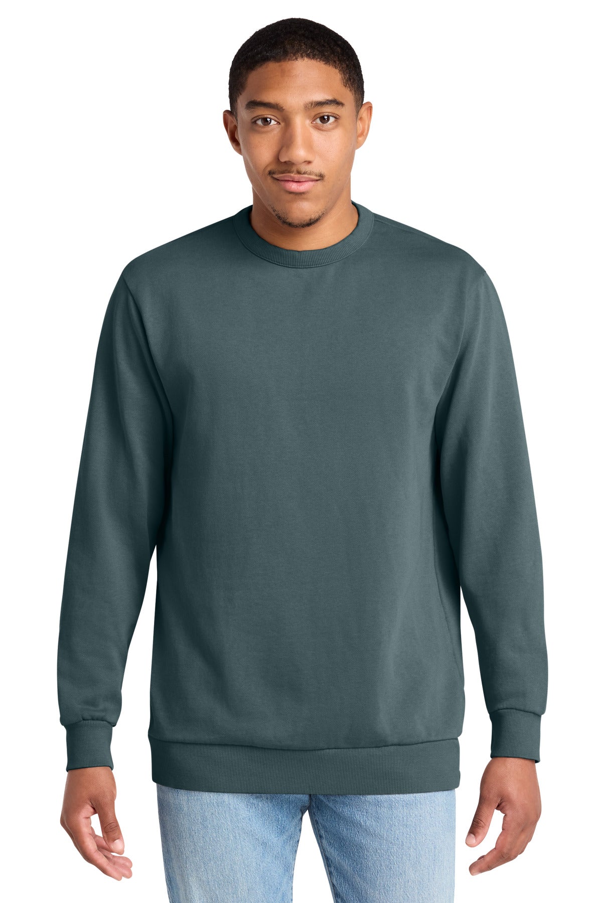 District Wash Fleece Crew DT2204