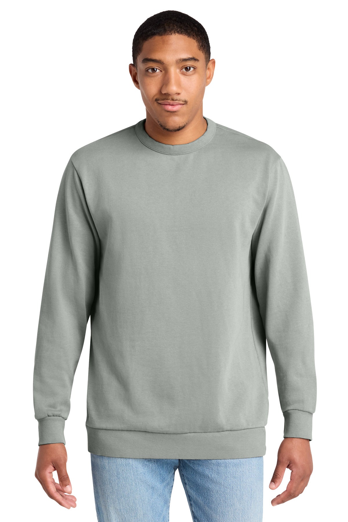 District Wash Fleece Crew DT2204