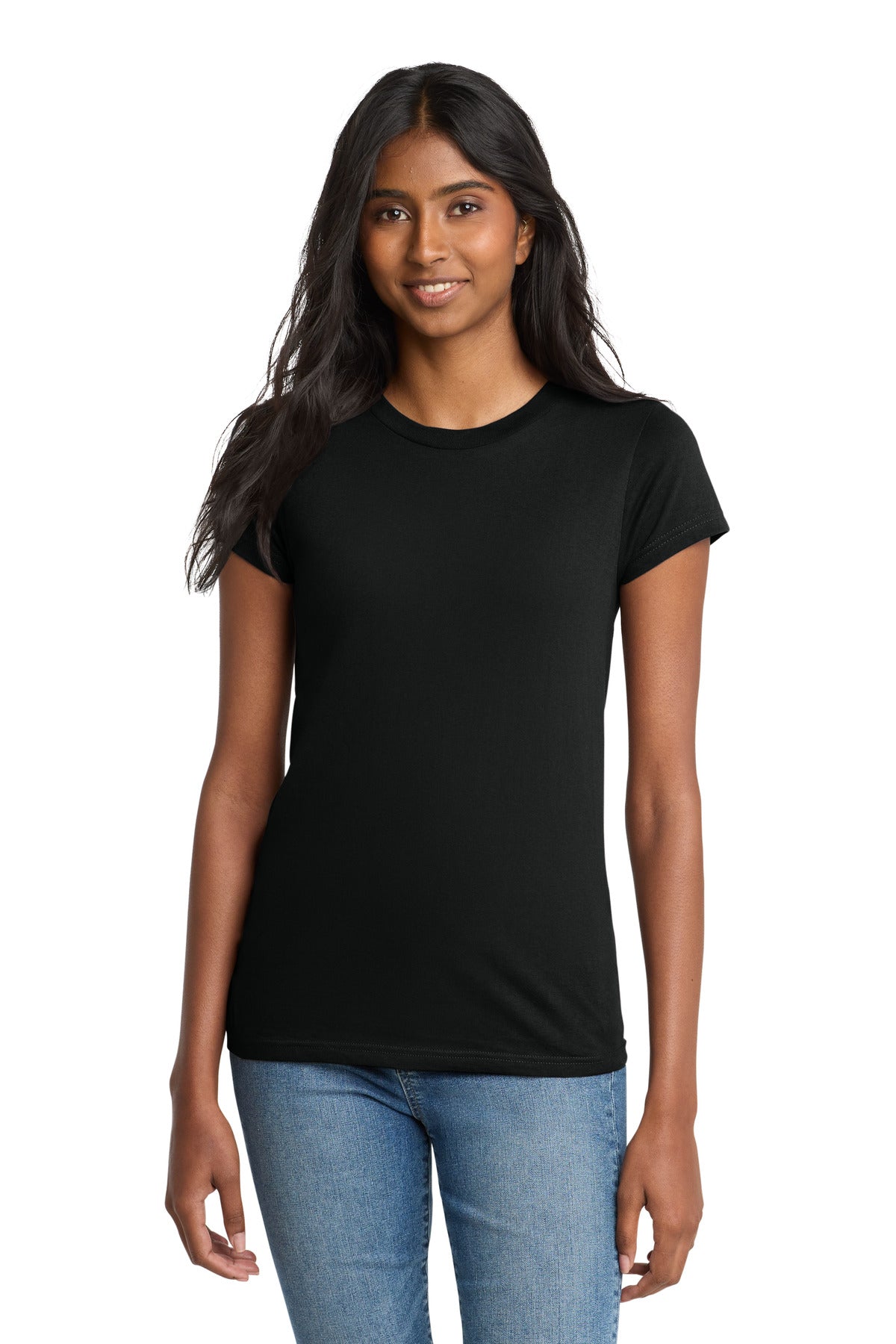 District® Women's Fitted The Concert Tee® DT5001 - Black - XS