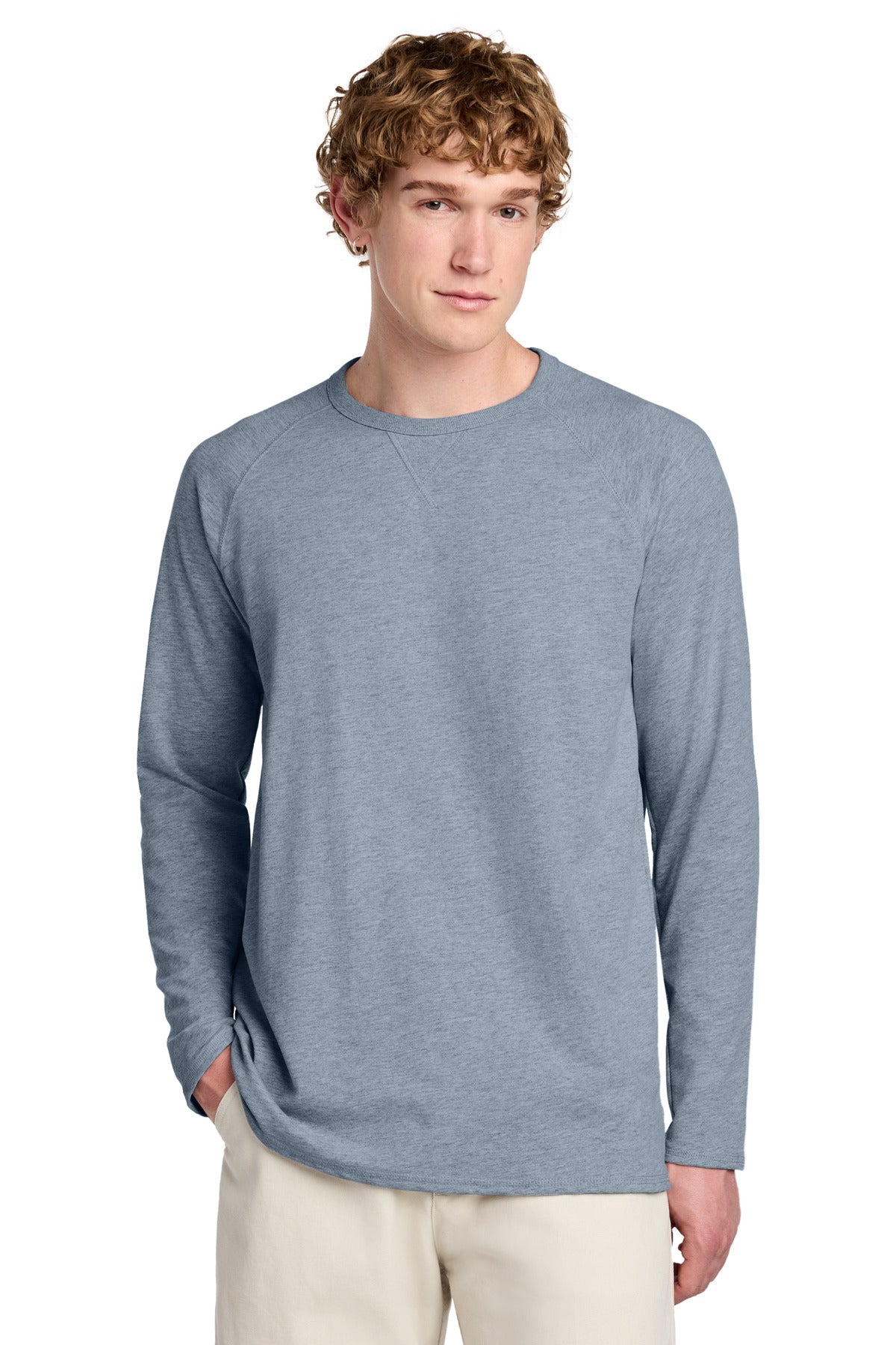 District® Featherweight French Terry Long Sleeve Crewneck DT572