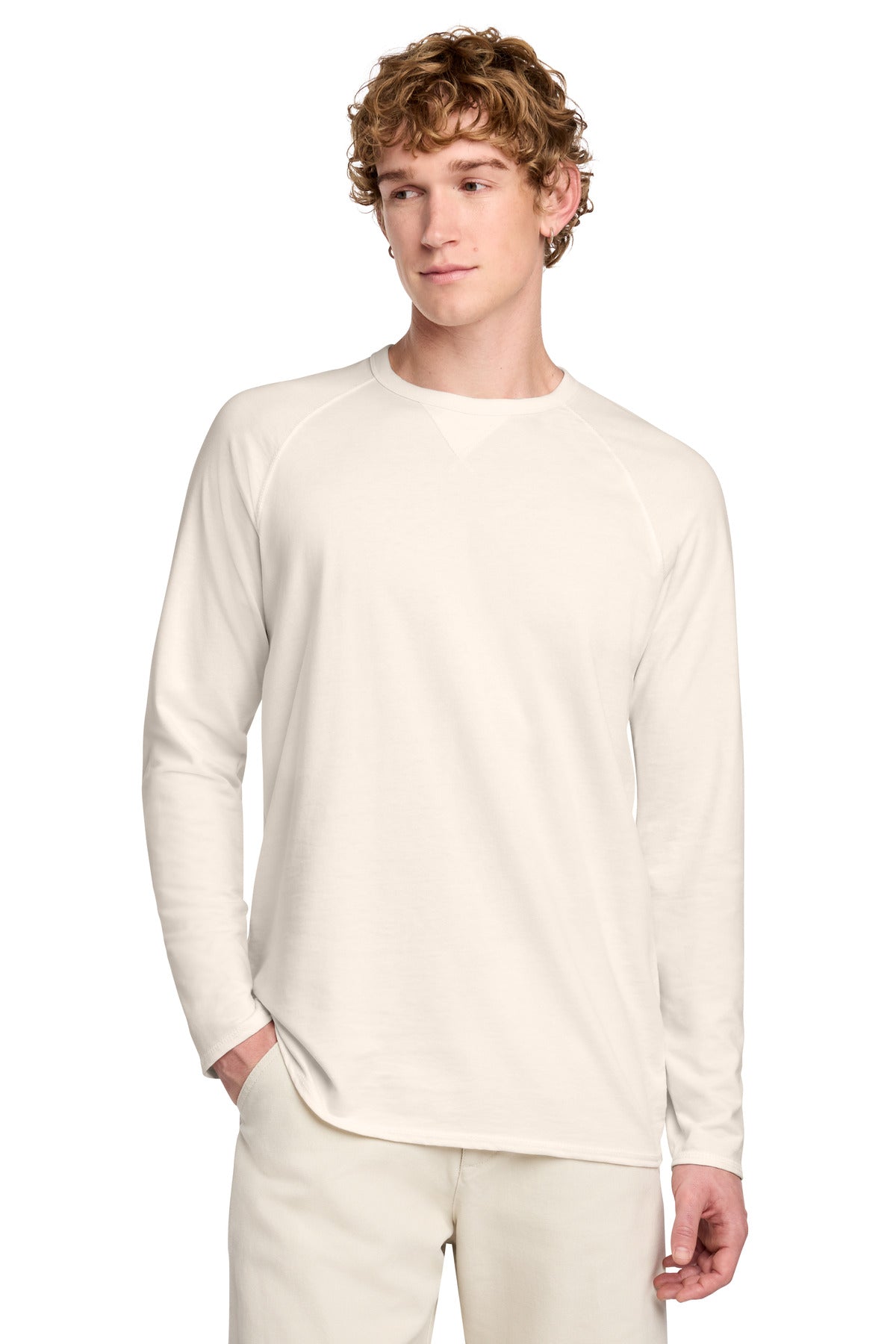 District® Featherweight French Terry Long Sleeve Crewneck DT572
