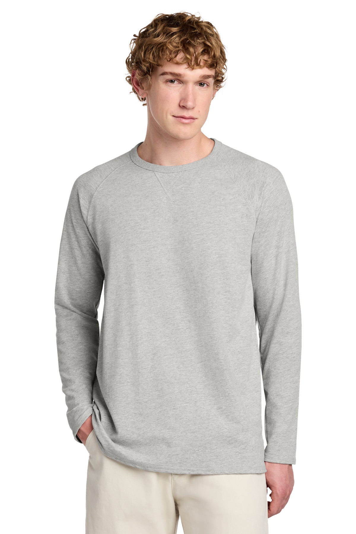 District® Featherweight French Terry Long Sleeve Crewneck DT572