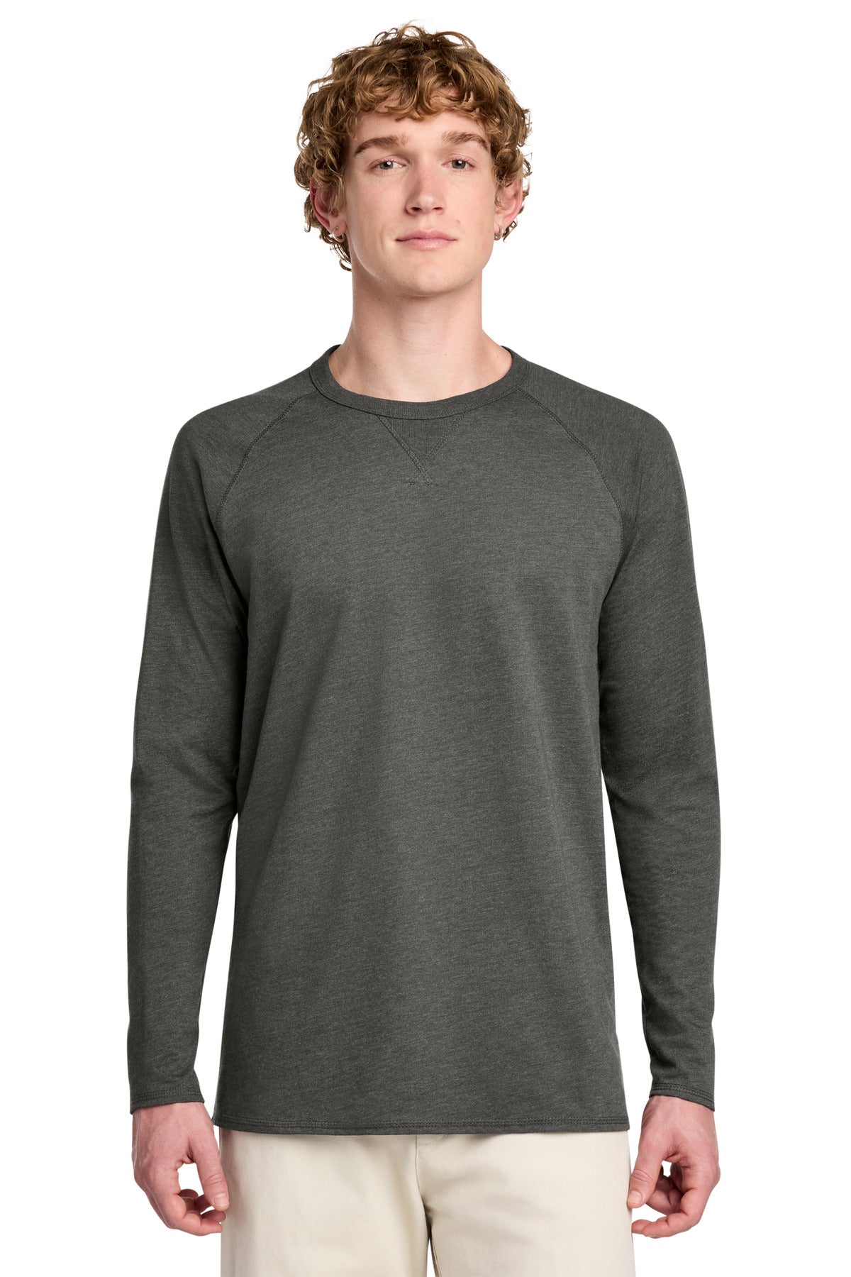 District® Featherweight French Terry Long Sleeve Crewneck DT572