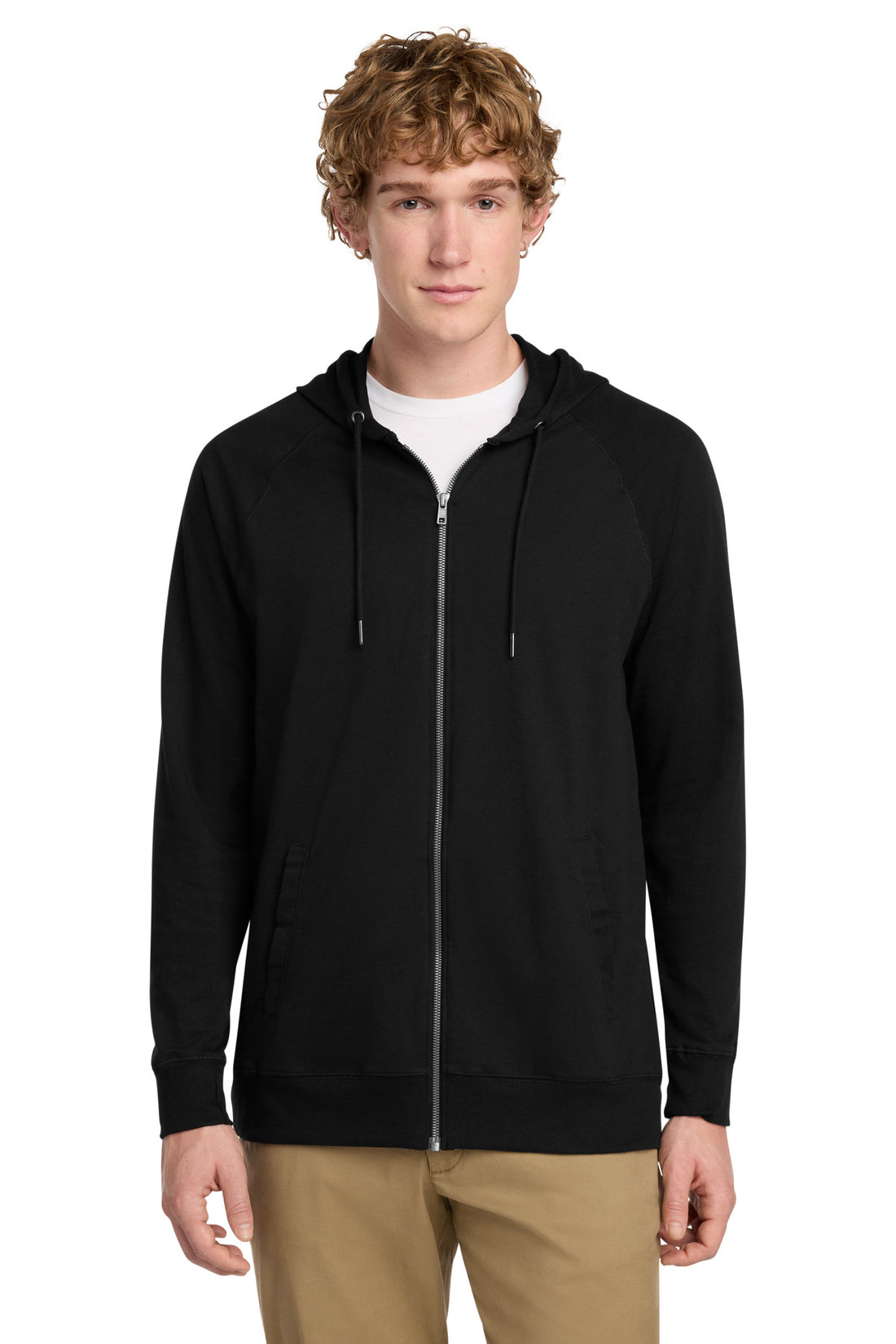 District® Featherweight French Terry Full-Zip Hoodie DT573 - Black - 2XL
