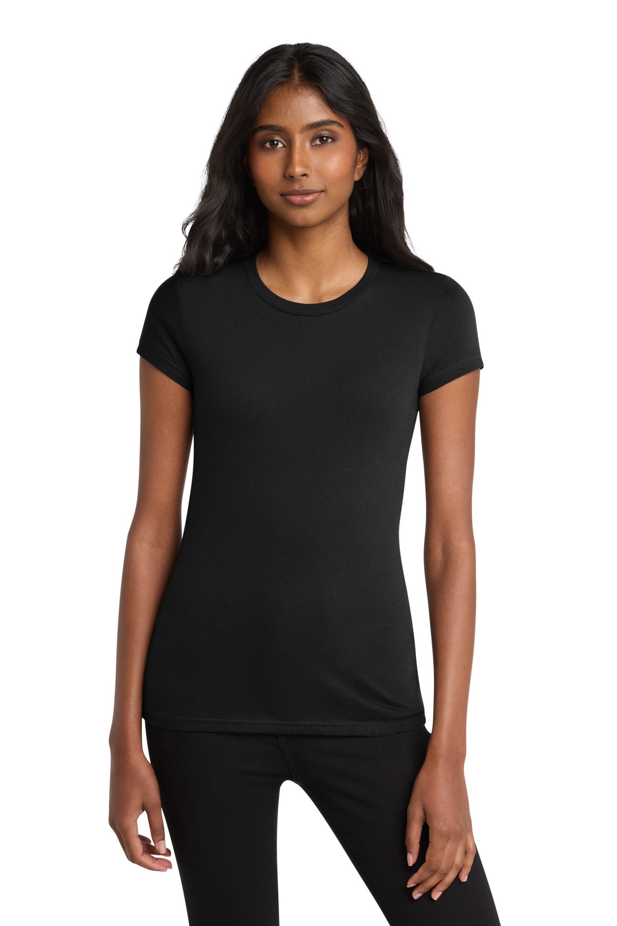 District® Women's Fitted Very Important Tee®. DT6001 - Black - XS